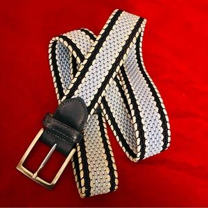 W. Kleinberg Men's Woven Stretch Belt